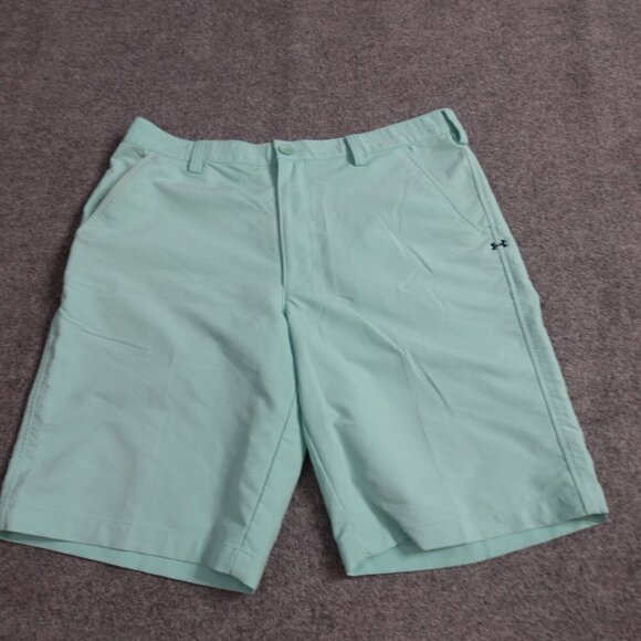 Under armour Other - Under Armour Shorts 36 Blue Green Teal Solid 10" in